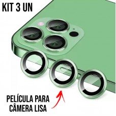 Película de Câmera Lisa iPhone 14 Pro e 14 Pro Max - Verde